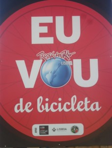 Cartaz alusivo à iniciativa da EDP Bike Park.