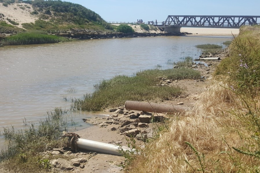 A poluição no Rio Grande