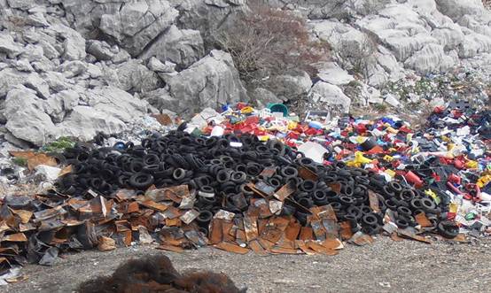 Illegal Landfill in Kotor municipality (photo by: Boka News)