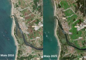 Imagens de satélite Copernicus Sentinel-2 L2A da Costa de Esposende