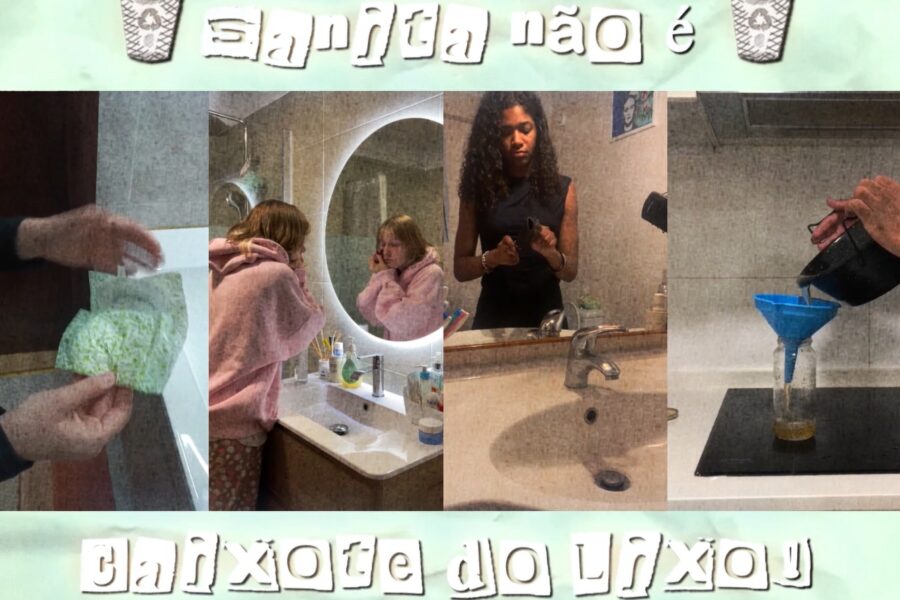 Sanita não é caixote do lixo